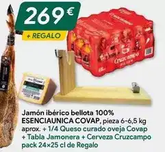 Masymas Cruzcampo - jamón ibérico bellota 100% oferta