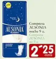 Supermercados Bip Bip Ausonia - compresa noche 9 u oferta