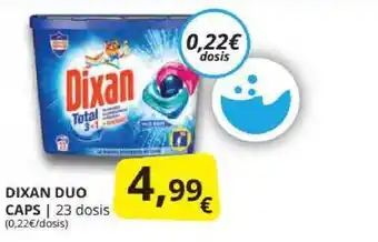 Supermercados MAS Dixan Duo Caps oferta