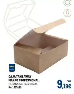 Makro Makro - caja take away oferta