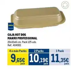 Makro Makro - caja hot dog oferta