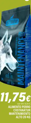 Cash Ifa COSTANATUR Alimento perro mantenimiento alto oferta
