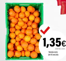 Cash Ifa Naranja zumo (64-76 mm) oferta