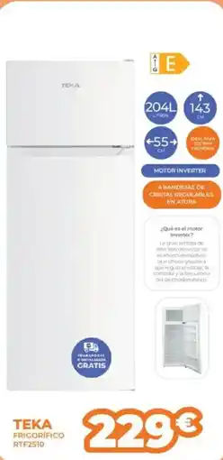 Pascual Martí TEKA Frigorífico rtf2510 oferta