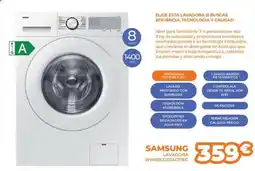 Pascual Martí SAMSUNG Lavadora ww80cgc04dtiec oferta