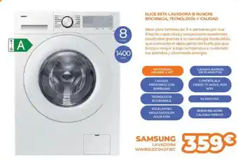Pascual Martí SAMSUNG Lavadora ww80cgc04dtiec oferta
