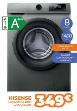 Pascual Martí HISENSE Lavadora gris wfiq8041bt oferta