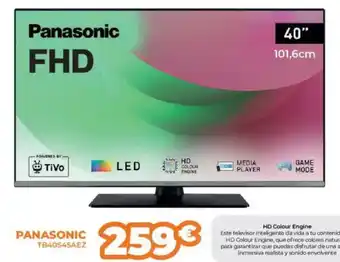 Pascual Martí PANASONIC TB40545AEZ oferta