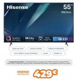 Pascual Martí HISENSE 55E7NQ PRO oferta