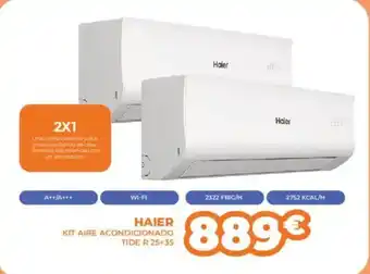 Pascual Martí HAIER Kit aire acondicionado tide r 25+35 oferta