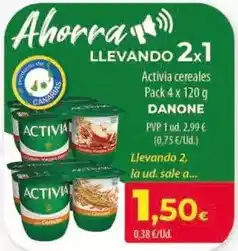Spar Tenerife Danone - activia cereales oferta