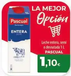 Spar Tenerife Pascual - leche entera, semi o desnatada oferta