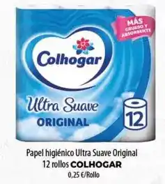 Spar Tenerife Colhogar - papel higiénico ultra suave original 12 rollos oferta