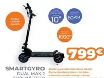Pascual Martí Smartgyro dual max 2 patin eléctrico oferta