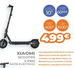 Pascual Martí XIAOMI Scooter 5 pro patín eléctrico oferta