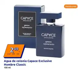 Action Agua de colonia Capace Exclusive Hombre Classic oferta