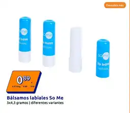 Action Bálsamos labiales So Me oferta