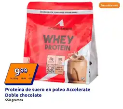 Action Proteína de suero en polvo Accelerate Doble chocolate oferta