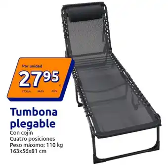 Action Tumbona plegable oferta