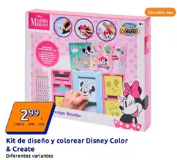 Action Kit de diseño y colorear Disney Color & Create oferta