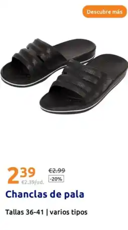 Action Chanclas de pala oferta