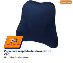 Action Cojín para respaldo de viscoelástica C&C oferta