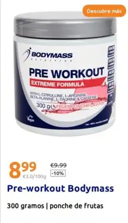 Action BODYMASS Pre-workout oferta