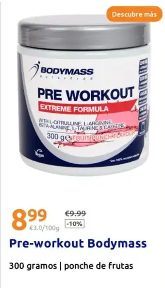 Action BODYMASS Pre-workout oferta