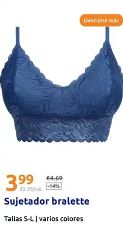 Action Sujetador bralette oferta