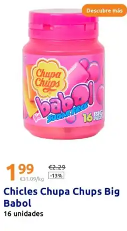 Action BIG BABOL Chicles Chupa Chups oferta