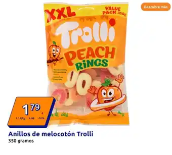 Action TROLLI Anillos de melocotón oferta