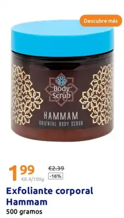Action Exfoliante corporal Hammam oferta