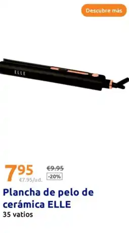 Action ELLE Plancha de pelo de cerámica oferta