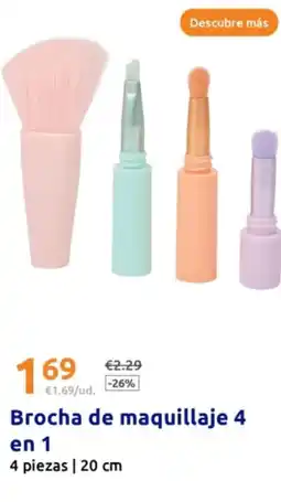 Action Brocha de maquillaje 4 en 1 oferta