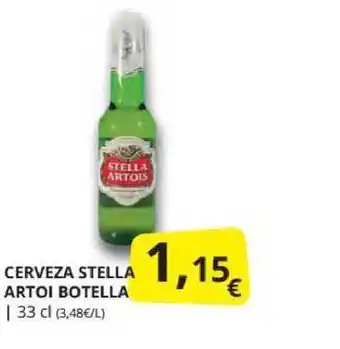 Supermercados MAS Stella Artoi Cerveza Botella 33cl oferta