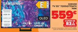 Carrefour SAMSUNG Tv 55" tq55q77datx oferta