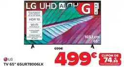 Carrefour LG TV 65" 65UR78006LK oferta