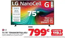 Carrefour LG Tv 75" 75nano81t6a.aeu oferta