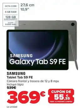 Carrefour SAMSUNG Galaxy Tab S9 FE oferta
