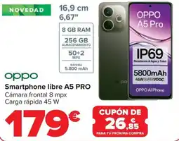 Carrefour OPPO Smartphone libre A5 PRO oferta