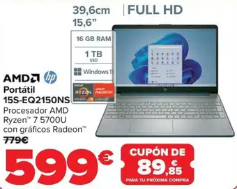 Carrefour HP Portátil 15S-EQ2150NS oferta