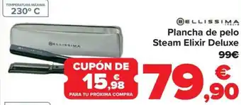 Carrefour ELLISSIMA Plancha de pelo Steam Elixir Deluxe oferta