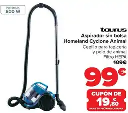 Carrefour Aspirador sin bolsa Homeland Cyclone Animal oferta