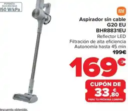 Carrefour Aspirador sin cable G20 EU BHR8831EU oferta