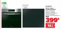 Carrefour CANDY Horno + placa PC126PCXC1633C oferta
