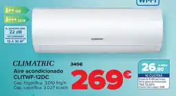 Carrefour CLIMATRIC Aire acondicionado CLITWF-12DC oferta