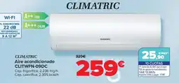 Carrefour CLIMATRIC Aire acondicionado CLITWFN-09DC oferta