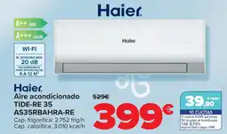 Carrefour HAIER Aire acondicionado TIDE-RE 35 AS35RBAHRA-RE oferta