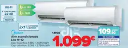 Carrefour MIDEA Aire acondicionado Lite 9+12 oferta