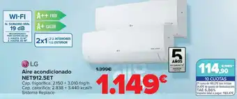 Carrefour LG Aire acondicionado NET912.SET oferta
